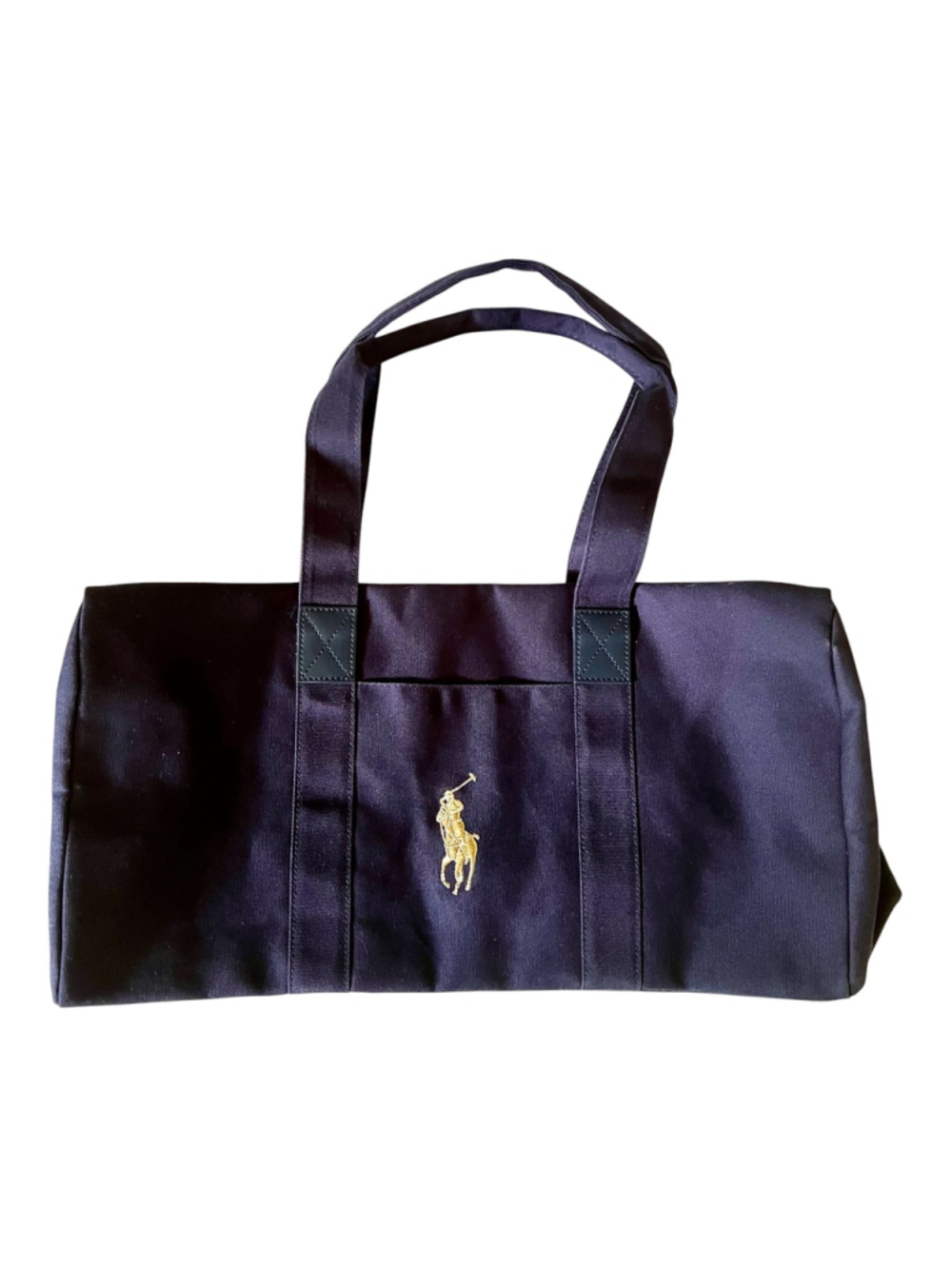 NWT Polo Ralph Lauren Fragrances Navy Blue Weekender Gym Duffle Travel Bag